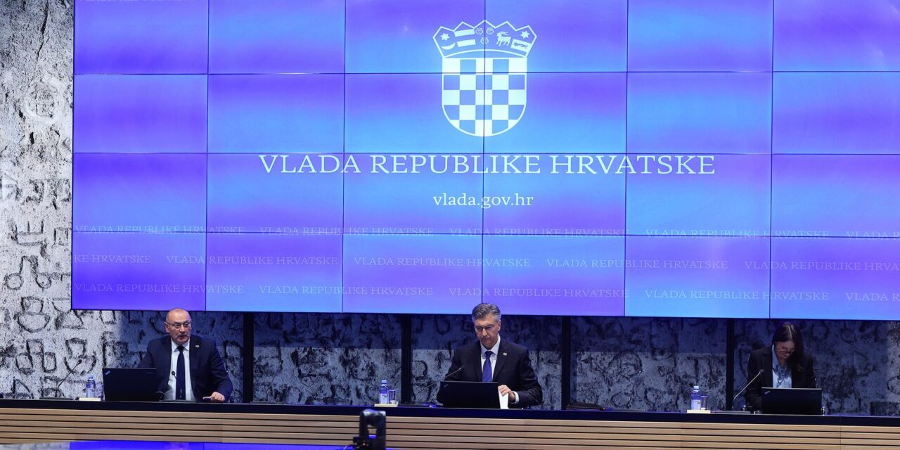 Zagreb: Održana sjednica Vlade Republike Hrvatske