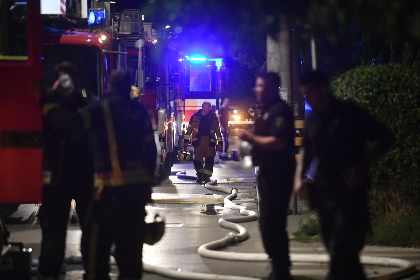 Zagreb: Požar kuće u kojoj žive strani radnici