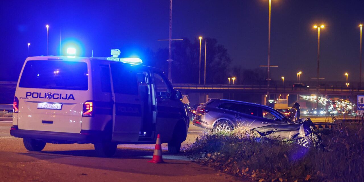 Prometna nesreća na Jankomirskom mostu u kojoj je vozač smrtno stradao