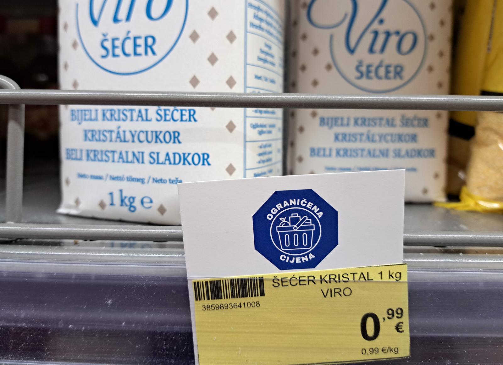 Šibenik: Stupio na snagu zakon o ograničenim cijenama 70 proizvoda