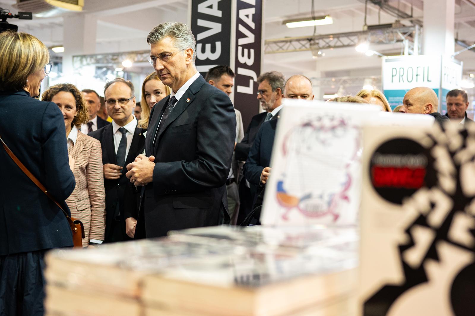 Zagreb: Andrej Plenković na otvorenju 47. međunarodnog sajma knjiga Interliber