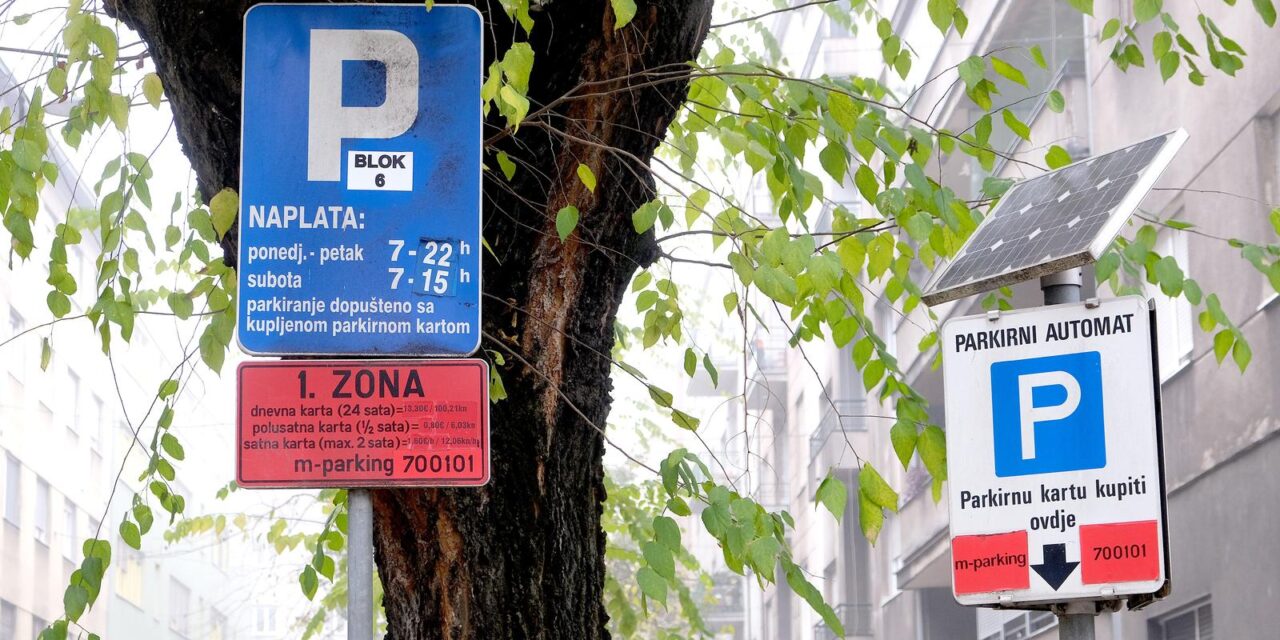 Zagreb: Od sutra se parkiranje u crvenoj zoni plaća do ponoći, uz nedjelje naplata i blagdanima