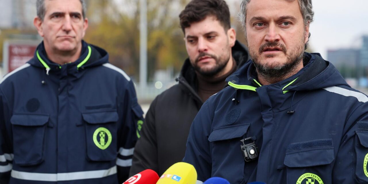 Zagreb: Izjave za medije nakon pregleda nebodera Vjesnika