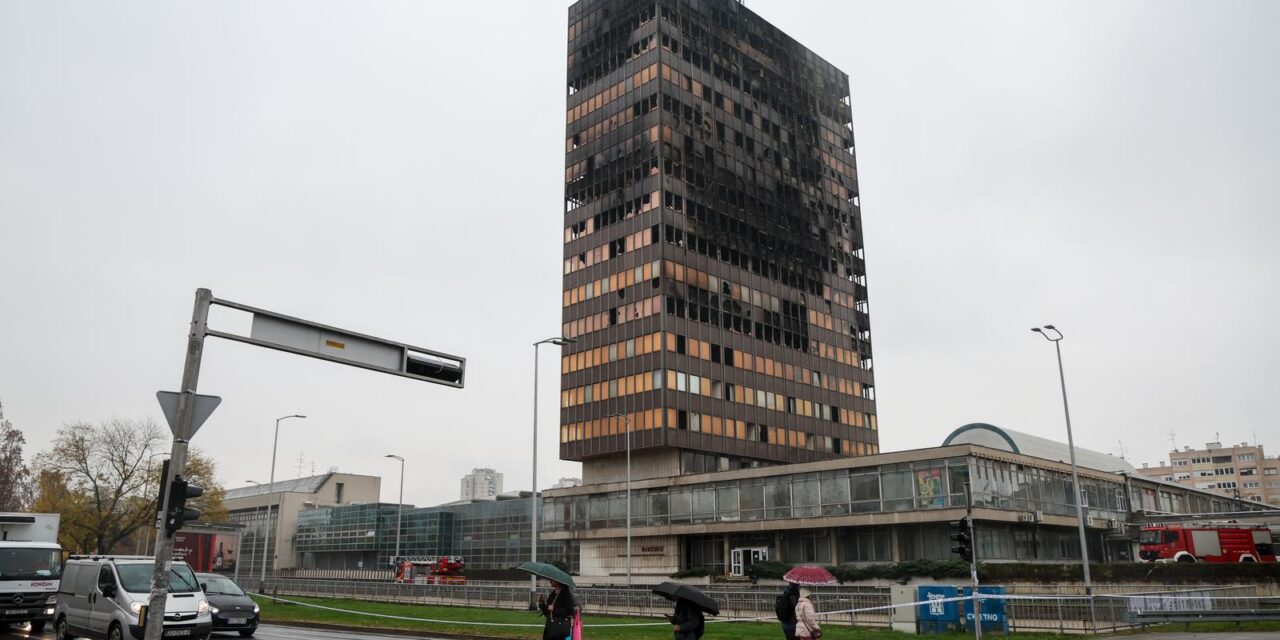 Zagreb: Vjesnikov neboder dva dana nakon požara, policijska istraga u tijeku