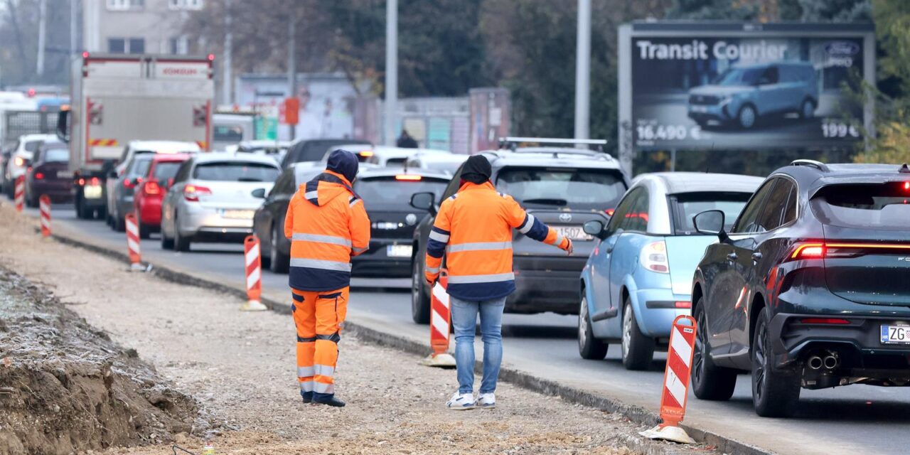 Zagreb: Oko Vjesnika radovi i gužve