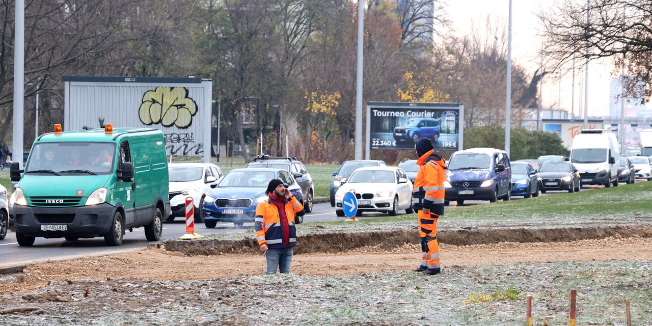 Zagreb: Oko Vjesnika radovi i gužve