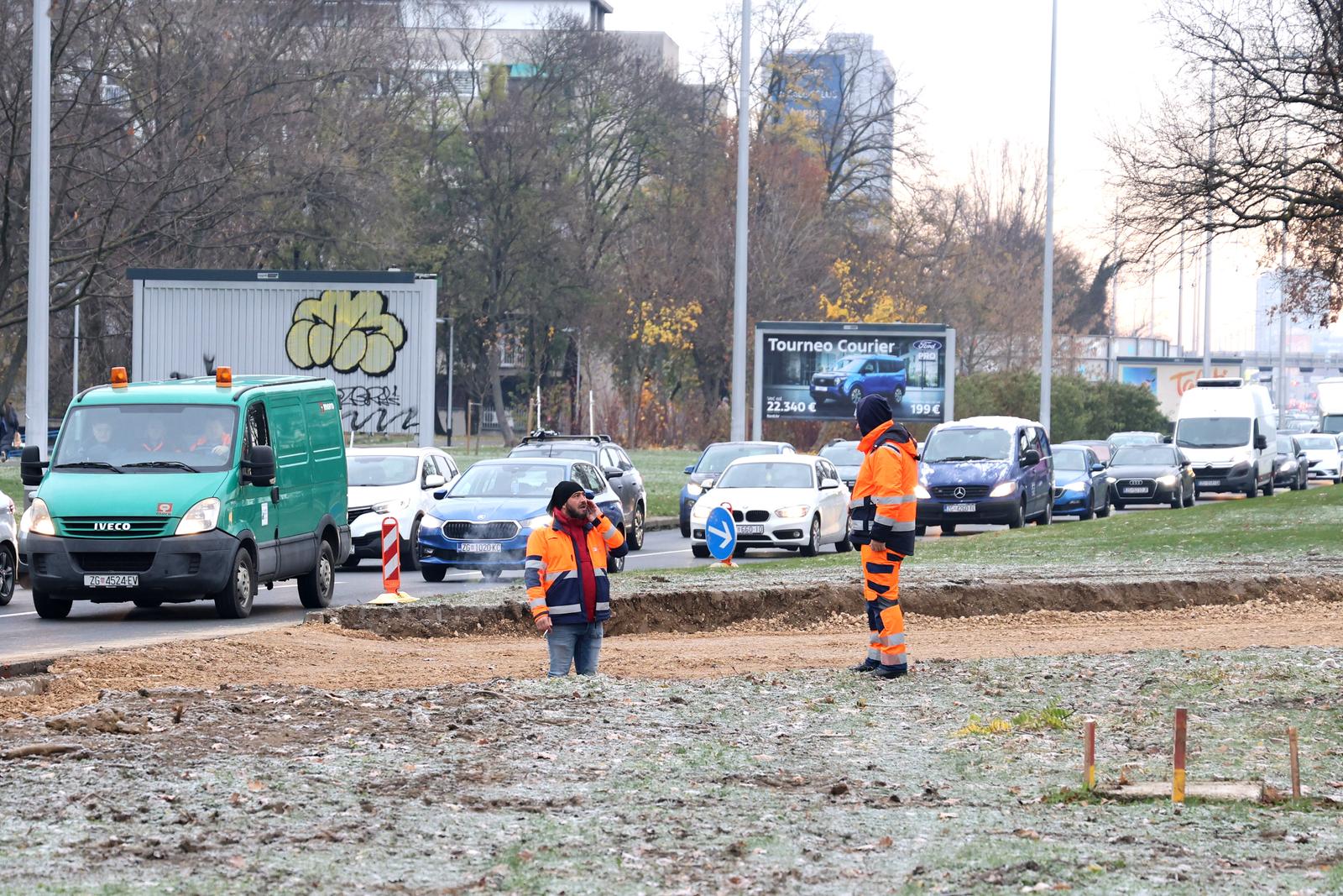 Zagreb: Oko Vjesnika radovi i gužve