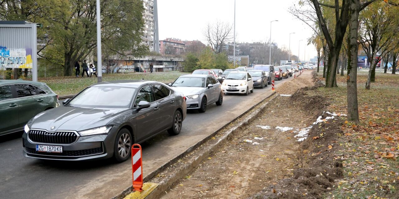 Zagreb: Oko Vjesnika radovi i gužve