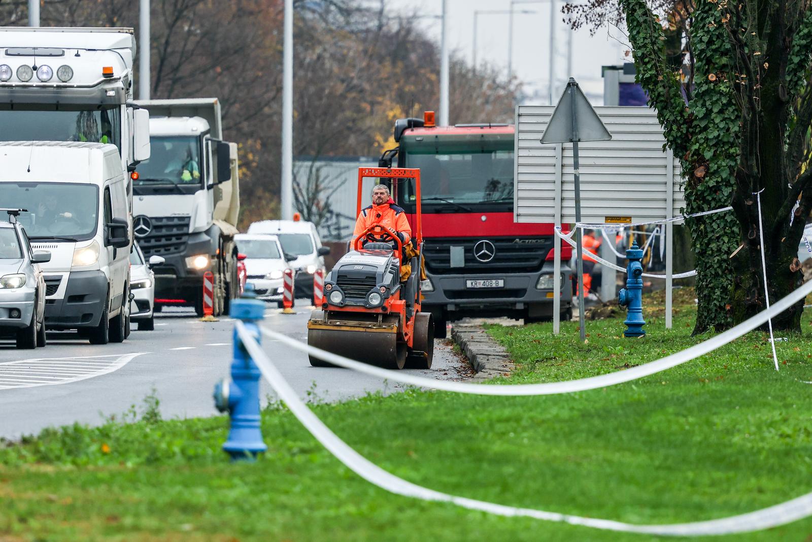 Zagreb: Radovi na privremenoj regulaciji prometa u Slavonskoj aveniji