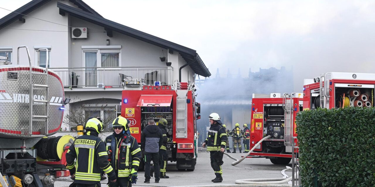 Zagreb: U skladištu guma u Zagrebačkoj ulici u Sesvetama izbio je požar