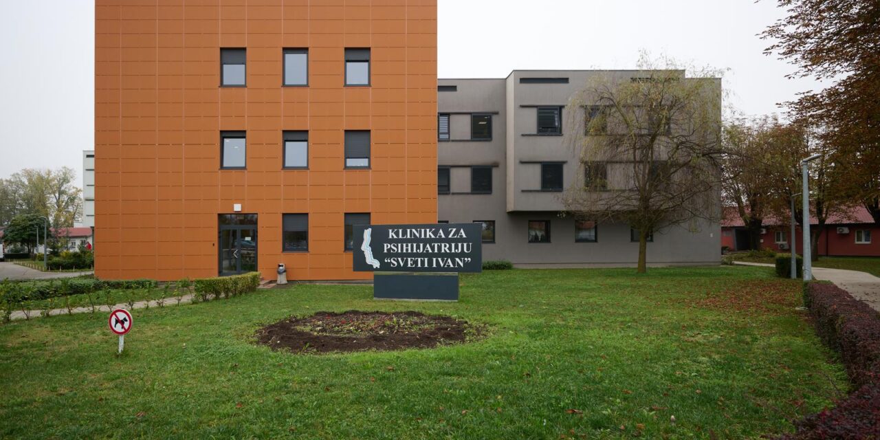 Pročelje Klinike za psihijatriju Sveti Ivan u Zagrebu, zgrada obuhvaćena USKOK-ovom istragom o obnovi i nabavama.