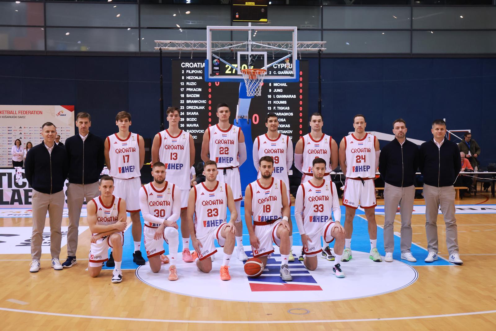 Osijek: Kvalifikacije za FIBA Svjetsko prvenstvo 2027, Hrvatska – Cipar