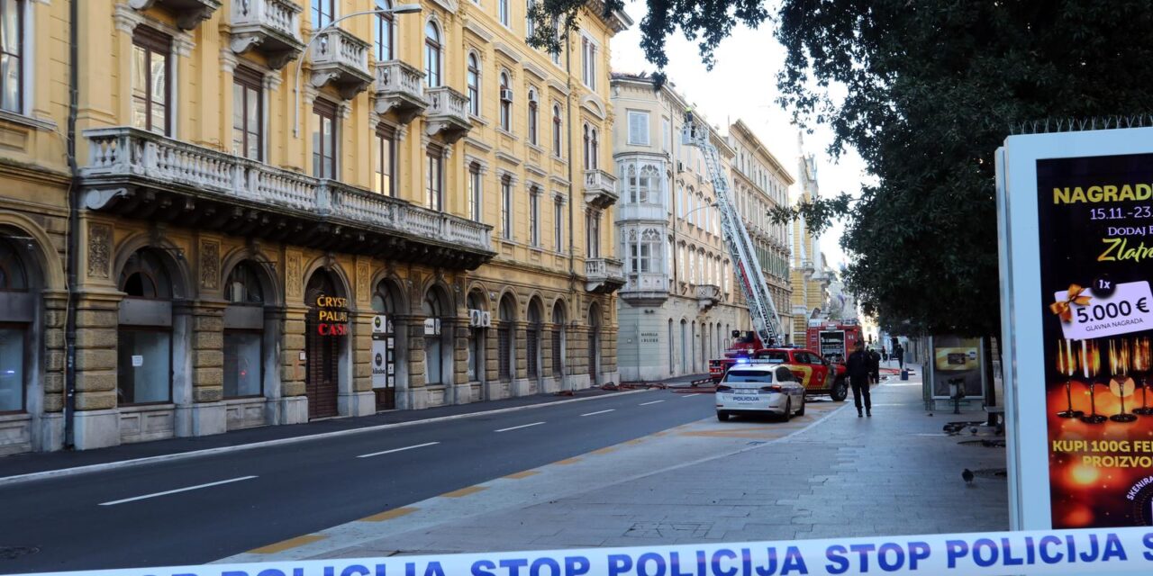 Rijeka: Požar nekoliko stanova u zgradu u Zanonovoj ulici