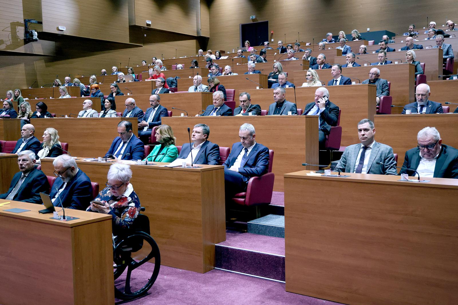 Zagreb: Sabor glasuje o Državnom proračunu za 2026. godinu