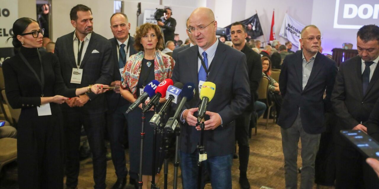 Zagreb: Stranka  Dom i nacionalno okupljanje (DOMiNO) održala je sabor