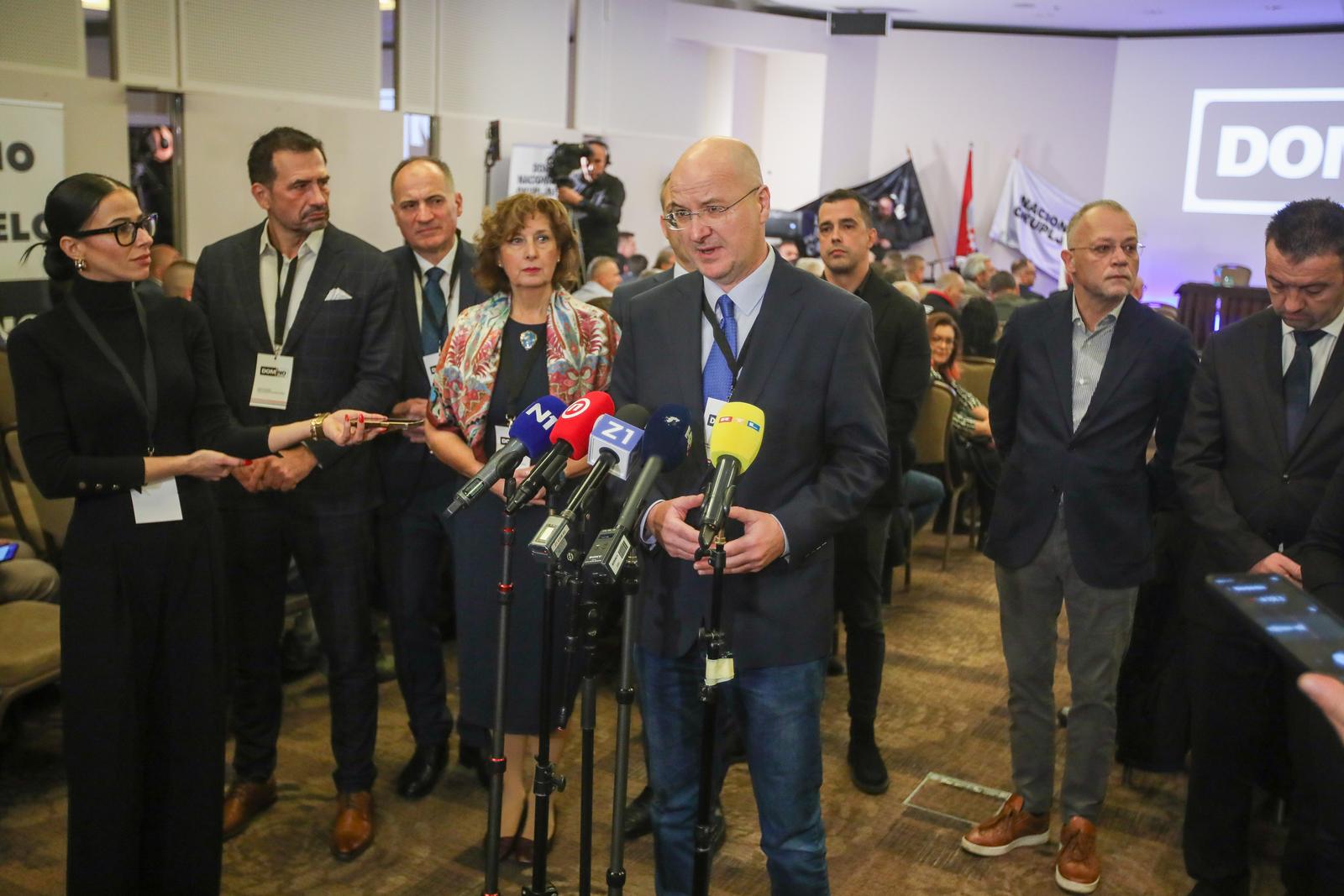 Zagreb: Stranka  Dom i nacionalno okupljanje (DOMiNO) održala je sabor