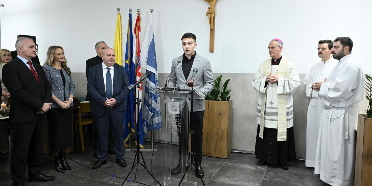 Zagreb: Blagoslov i otvaranje studentskog restorana Manducath na Hrvatskom katolickom sveucilistu