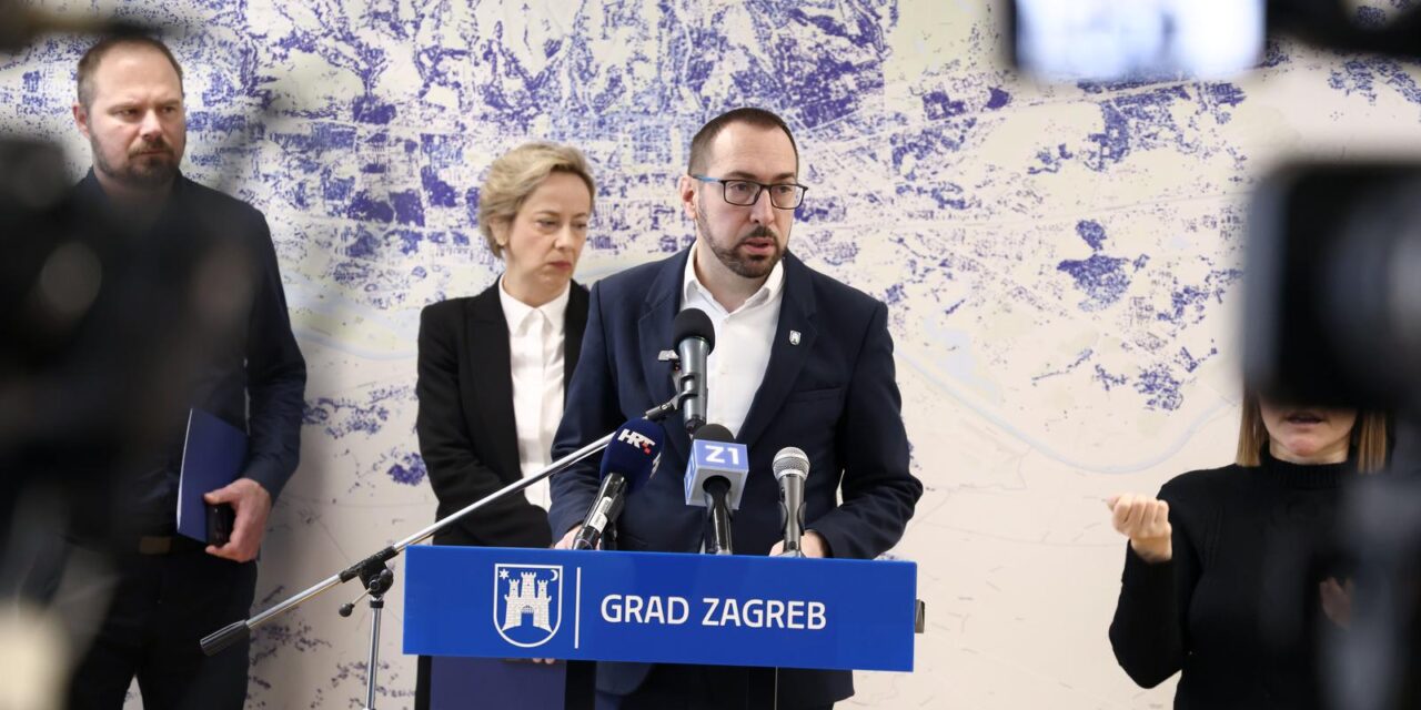 Zagreb: Nakon obilaska Centra za upravljanje prometom Tomašević i suradnici se obratili medijima
