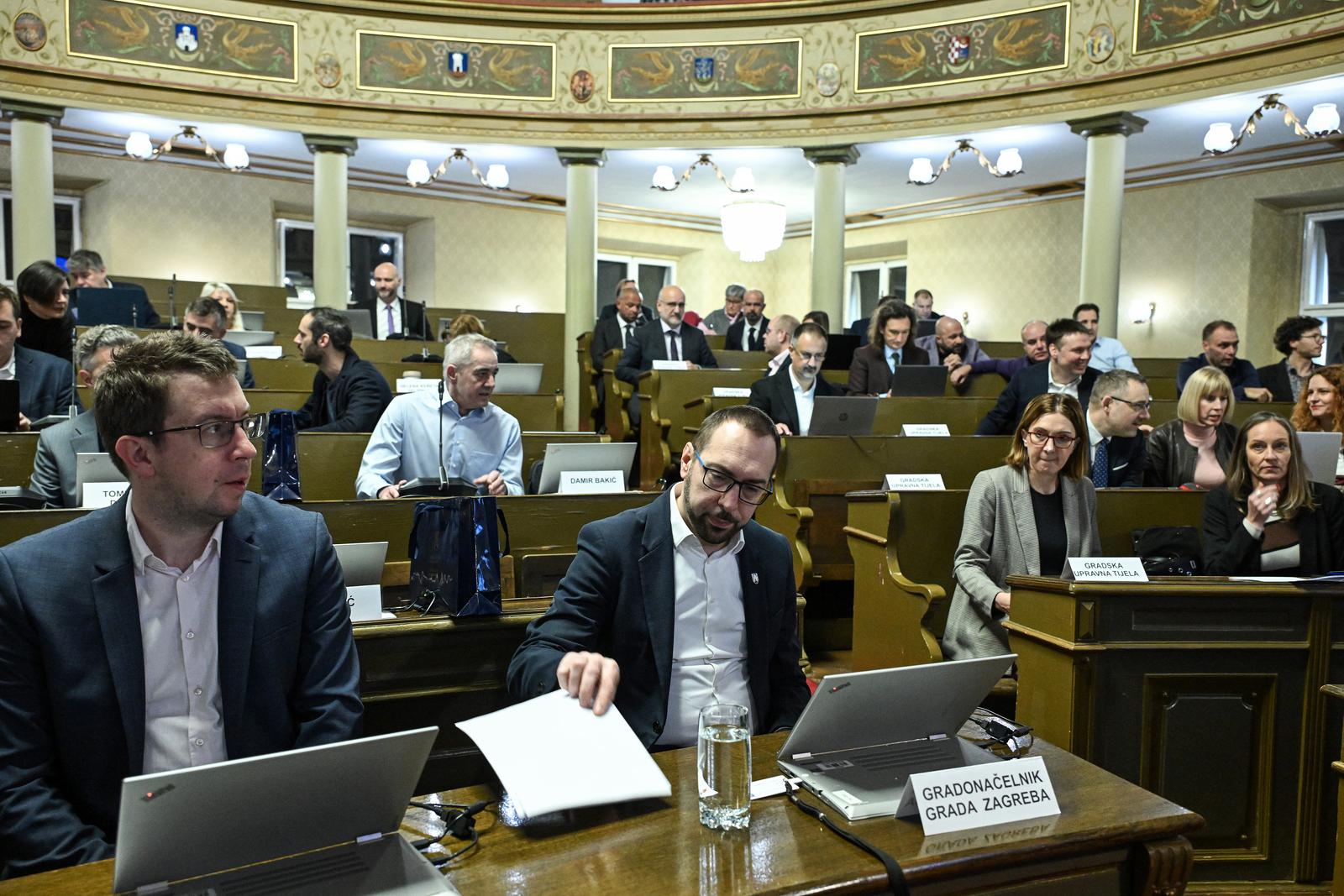 Sjednica zagrebačke Gradske skupštine