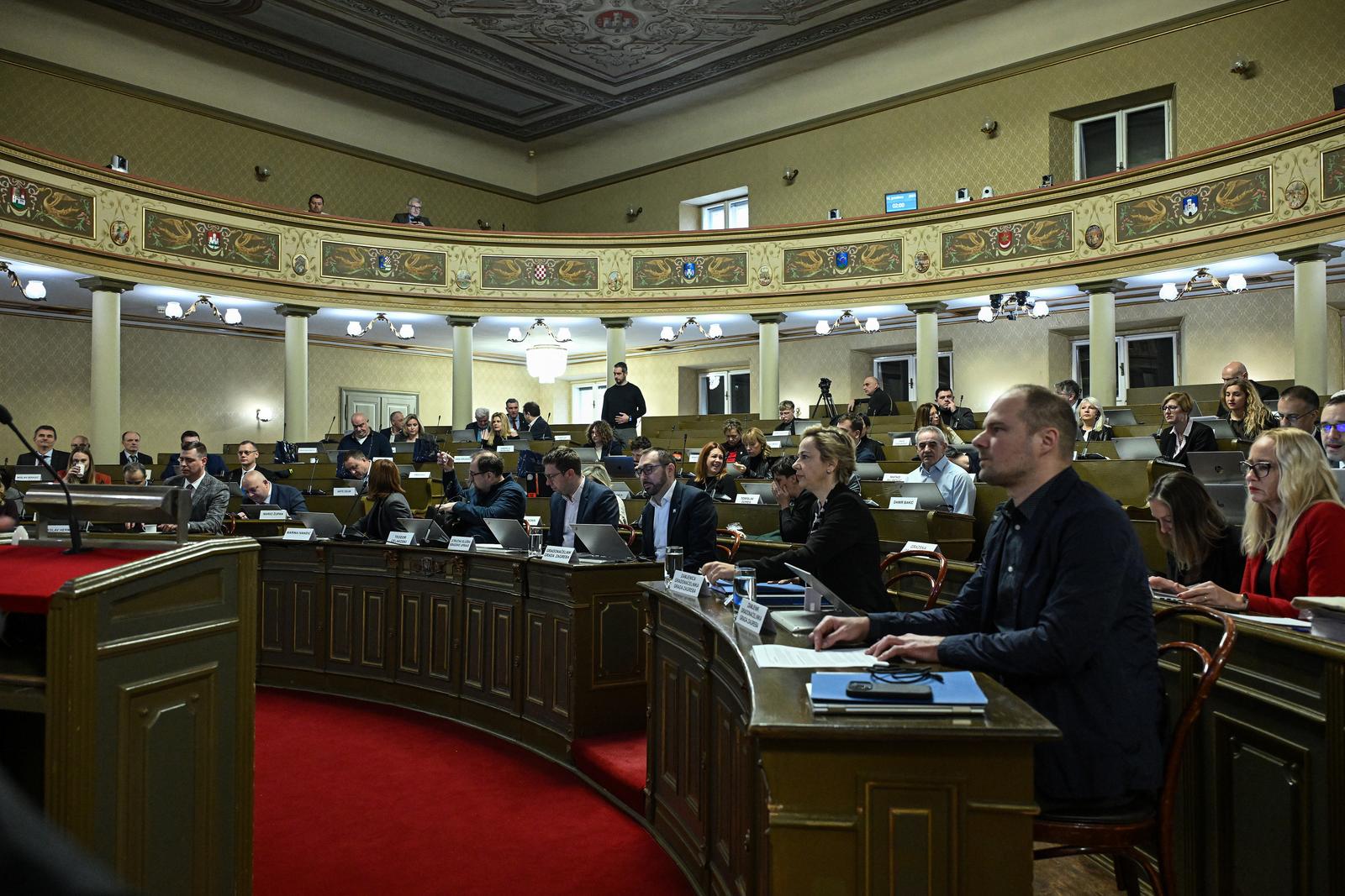 Sjednica zagrebačke Gradske skupštine