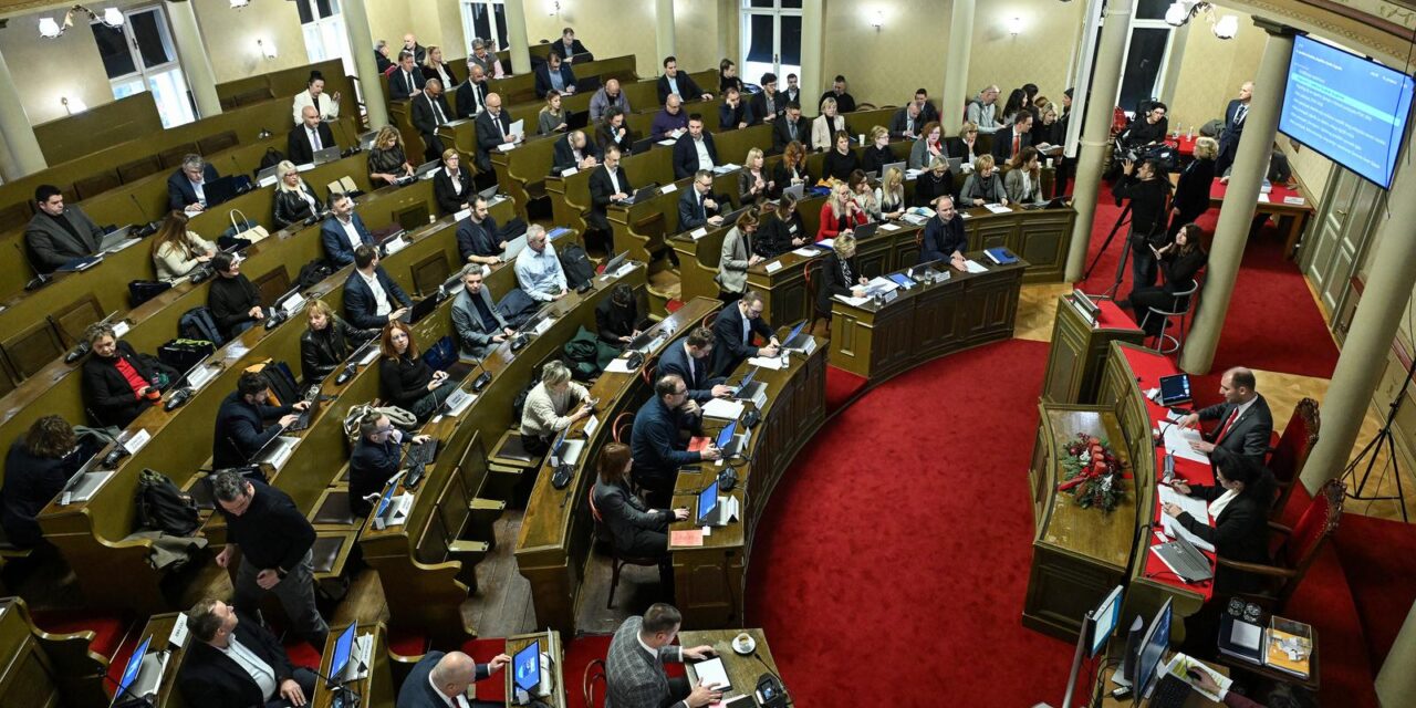 Sjednica zagrebačke Gradske skupštine