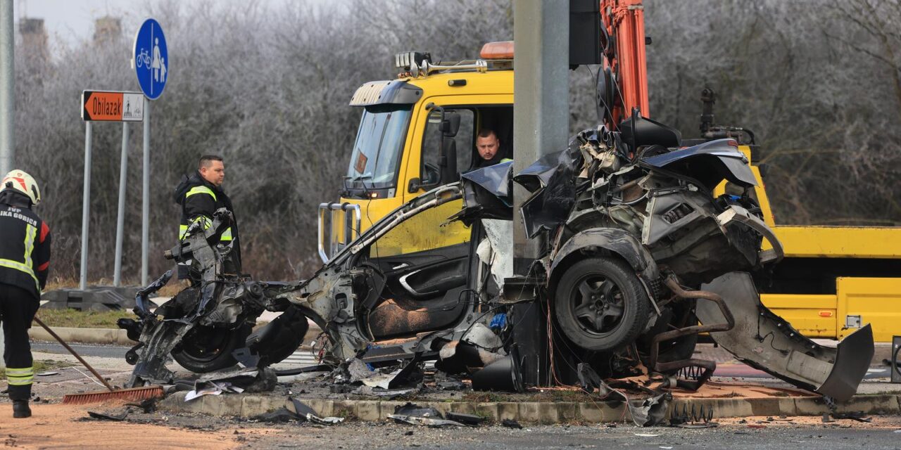 Velika Gorica: Automobilom sletio s ceste pa udario u stup