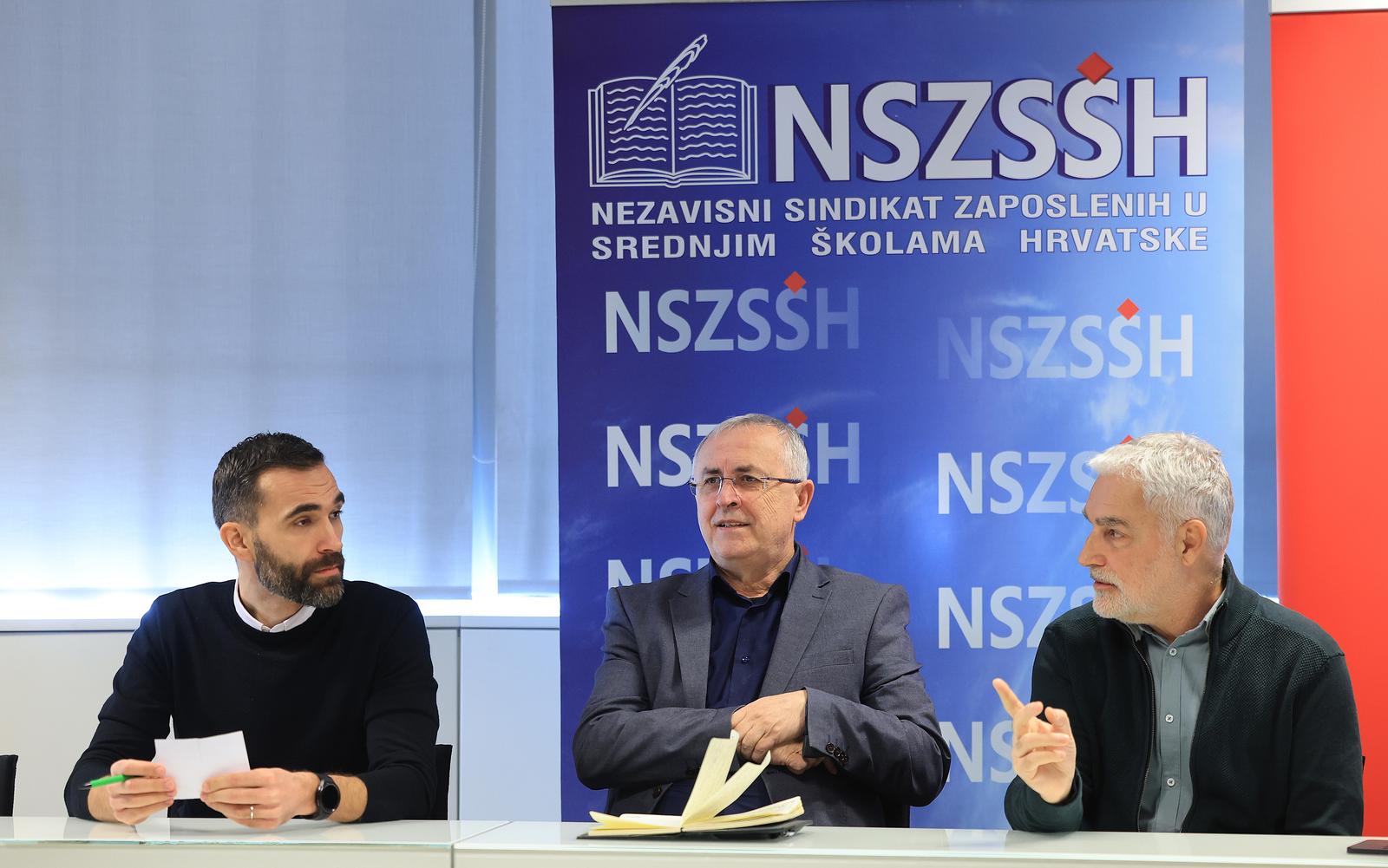 Zagreb: Konferencija za medije školskog sindikata Preporod