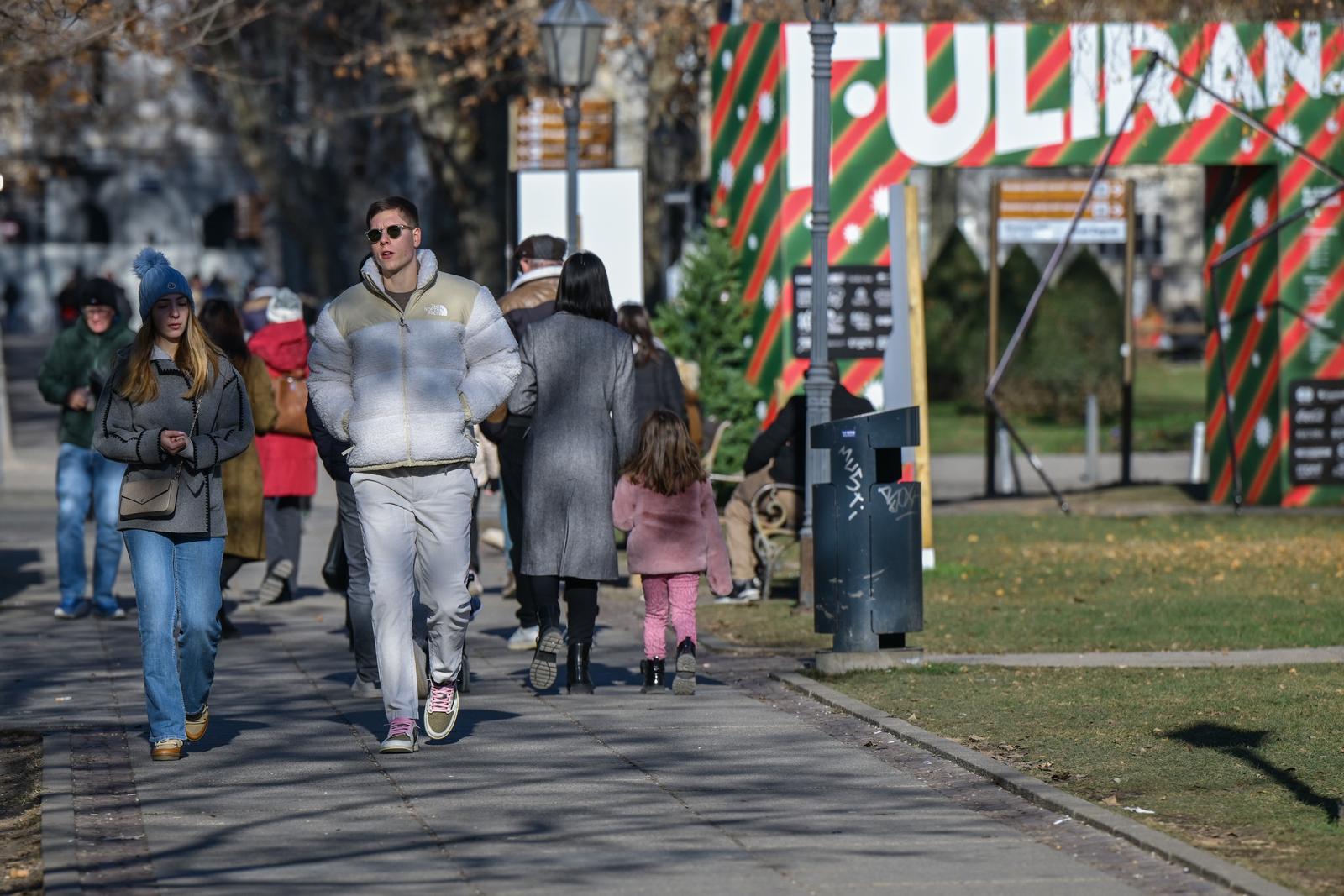 Zagreb: Sunčano prijepodne u centru grada