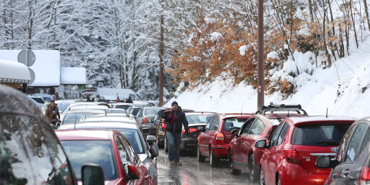 Zatvorena Sljemenska cesta sa zagreba?ke strane od Blizneca prema vrhu