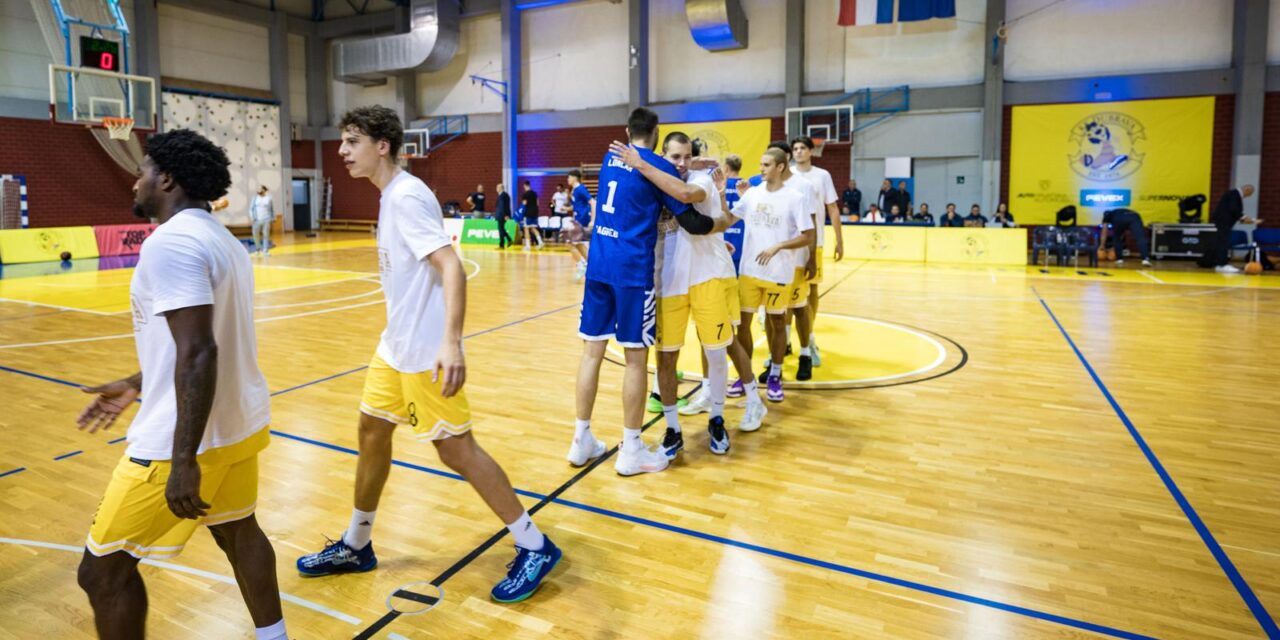 Zagreb:  Utakmica 2. kola Premijer lige između KK Dubrava i KK Cibona