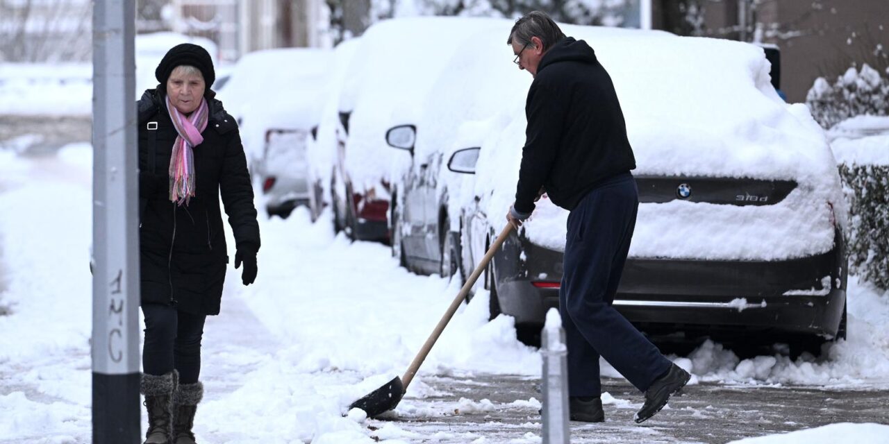 Zagreb: Snijeg zabijelio grad