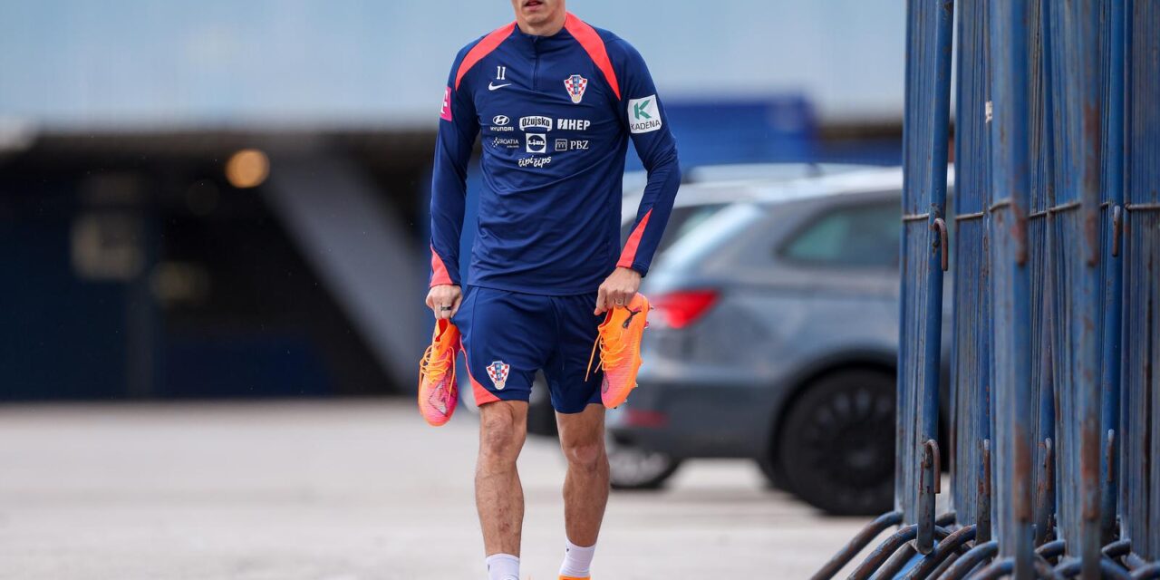 Zagreb: Trening hrvatske nogometne reprezentacije