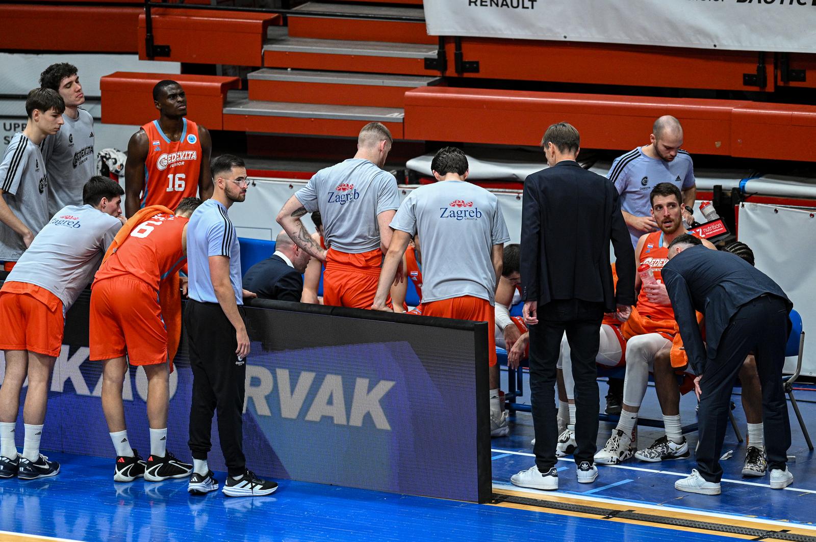 Zagreb: FIBA Europa kup, KK Cedevita Junior – Pallacanestro Reggiana