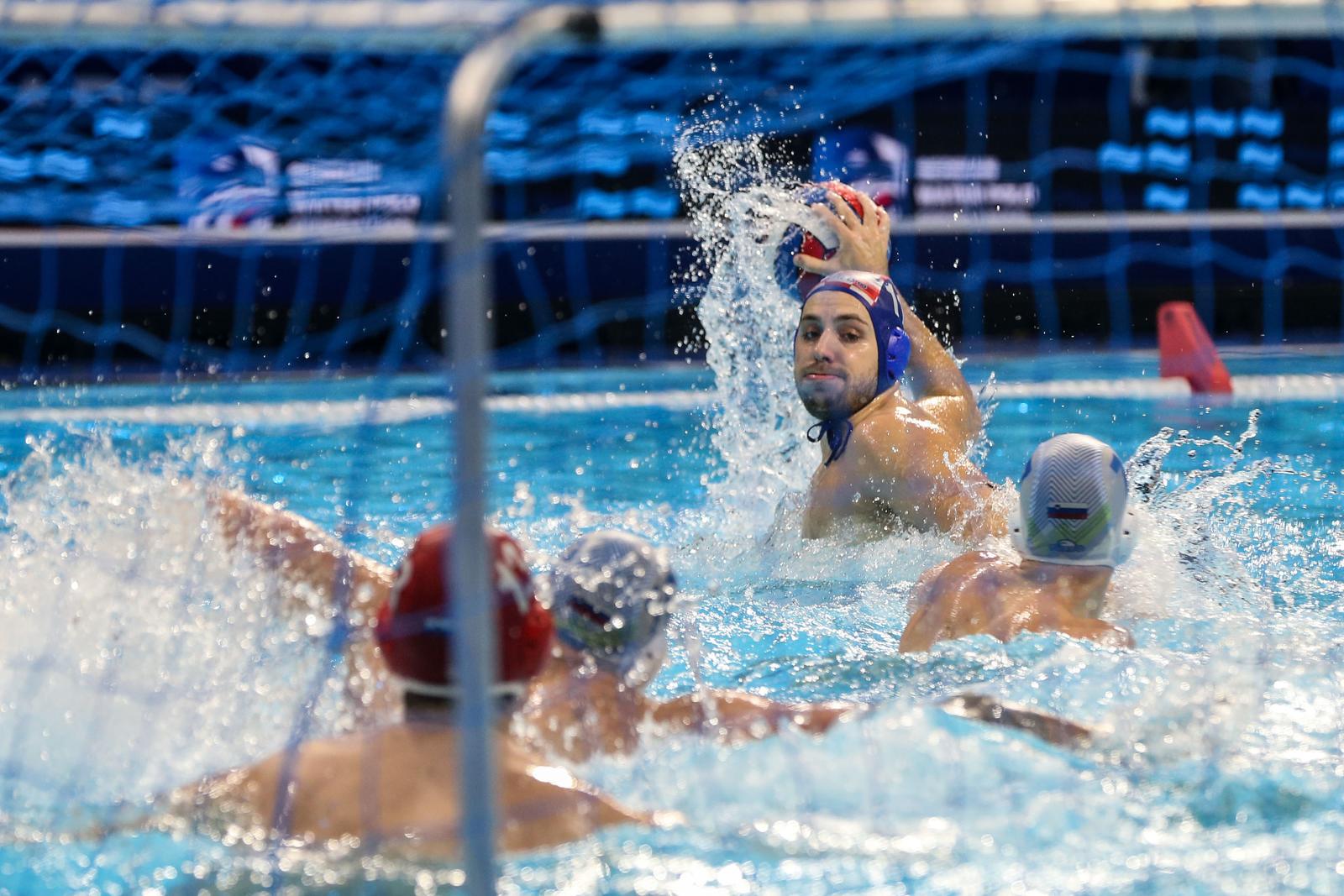 Beograd: 37. Europsko prvenstvo u vaterpolu, skupina B, Slovenija – Hrvatska