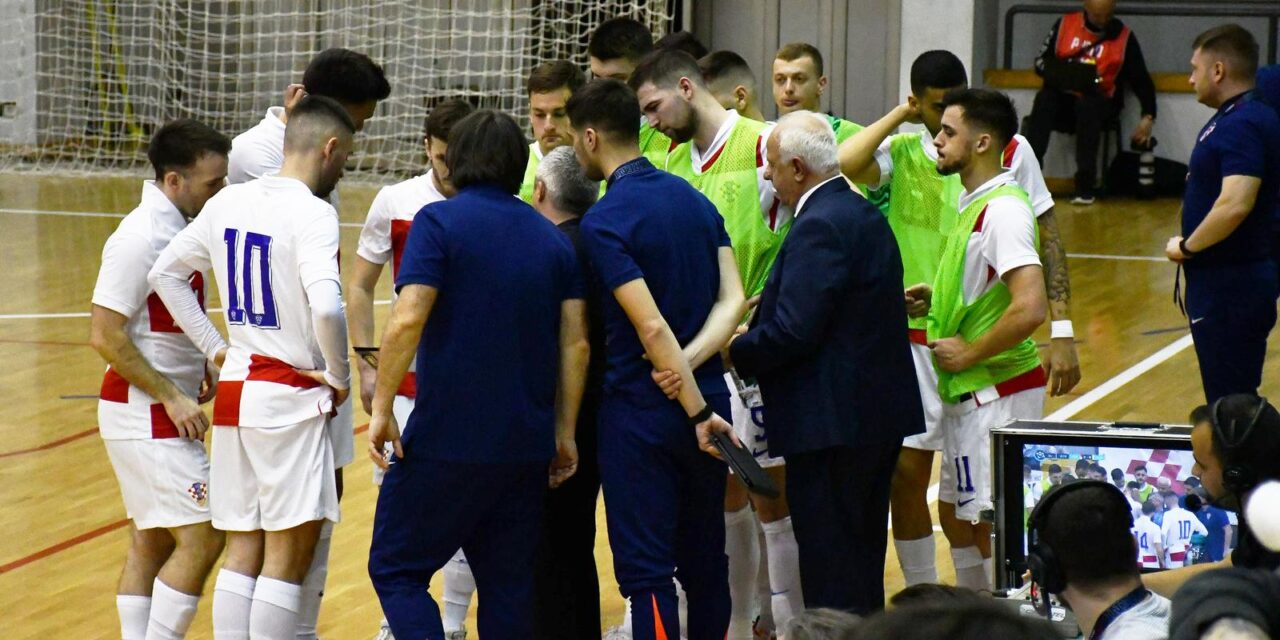 Slavonski Brod: Kvalifikacijska utakmica za futsal EURO između Hrvatske i Švedske