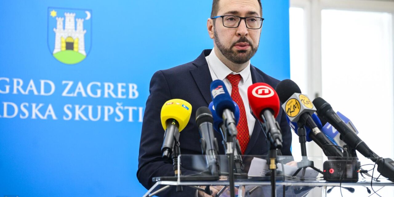 Zagreb: Gradonačelnik Tomašević i predsjednik Gradske skupštine Matej Mišić održali su zajedničku konferenciju za medije