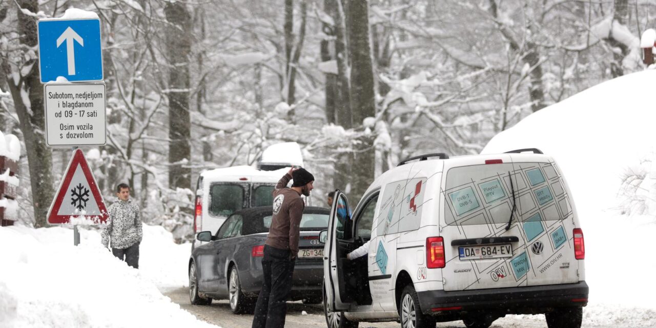 Zagreb: Sljemenska cesta je prohodna i otvorena za sav promet