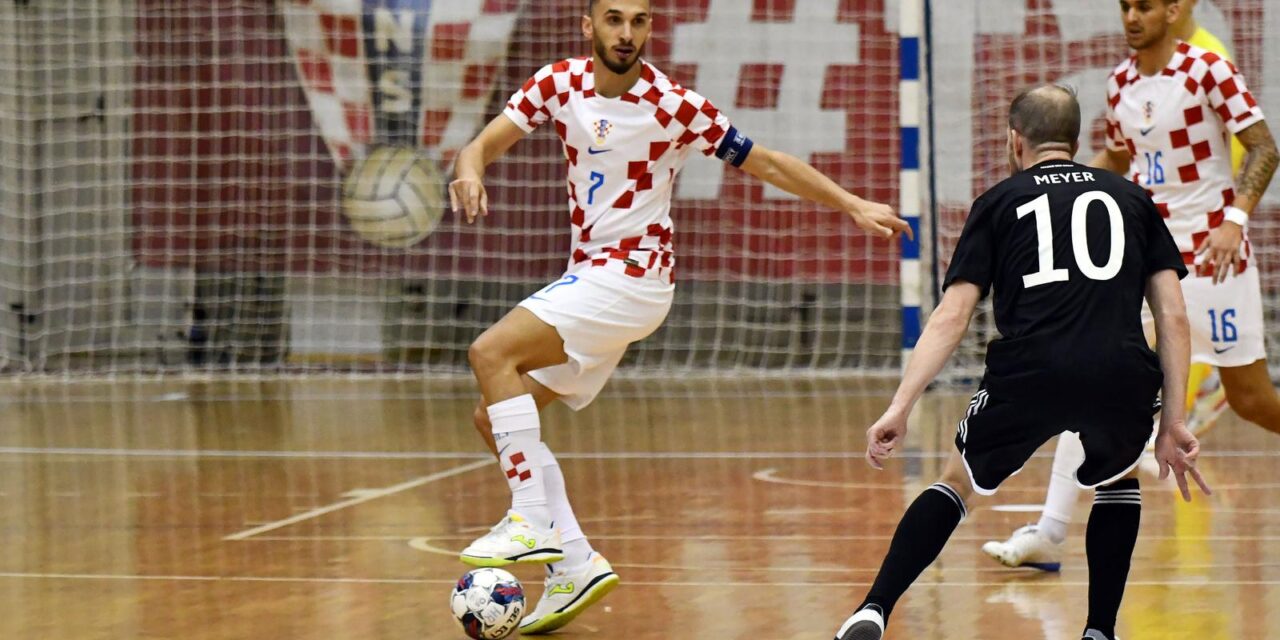 Slavonski Brod: Utakmica kvalifikacija za Svjetsko prvenstvo u futsalu između Hrvatske i Njemačke