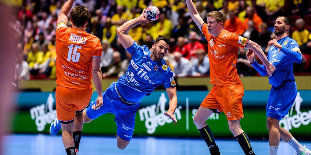 Malmö: EHF Europsko rukometno prvenstvo 2026., Hrvatska – Nizozemska