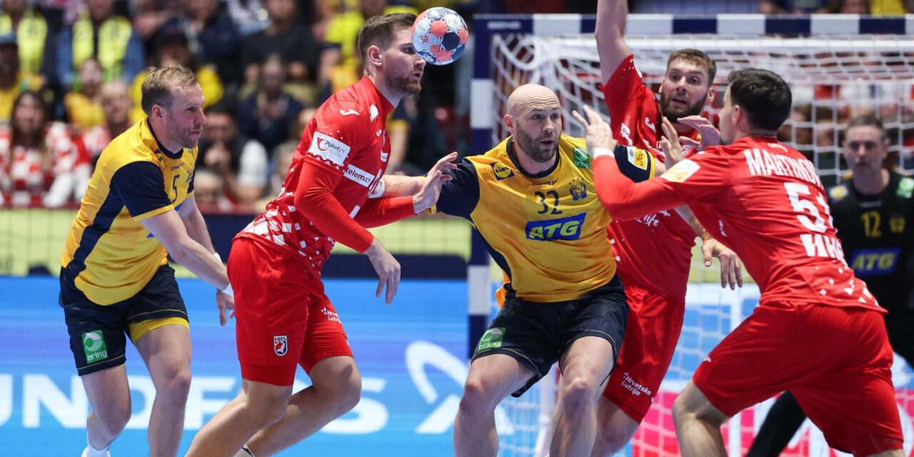 Susret Švedske i Hrvatske u prvom krugu EHF Europskog prvenstva
