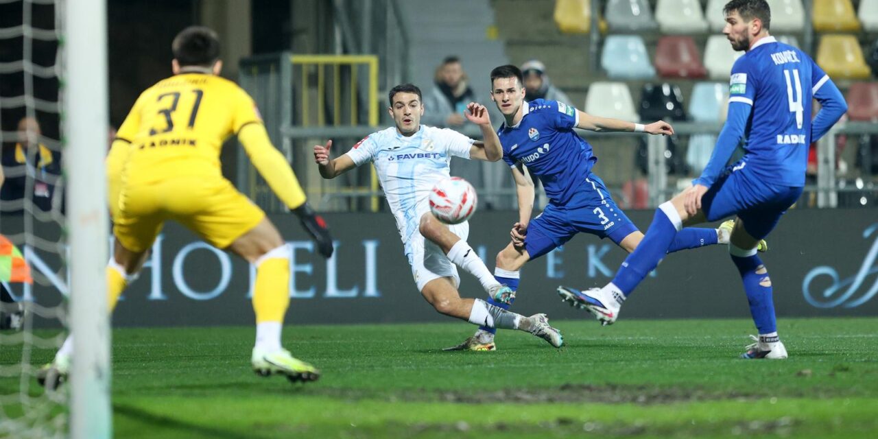 Rijeka s igračem manje do boda protiv Slaven Belupa u 19. kolu SuperSport HNL-a