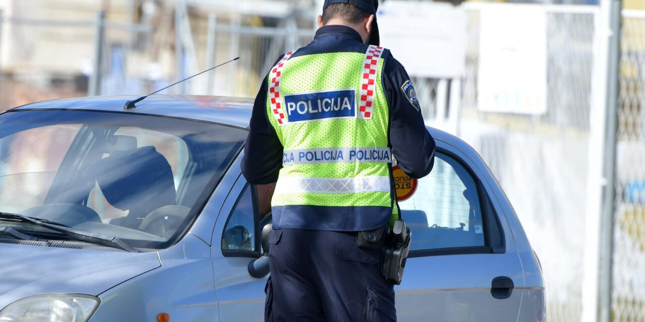 �ibenik: U policijskoj akciji kontrole prometa uklju?eni prvi put i dronovi