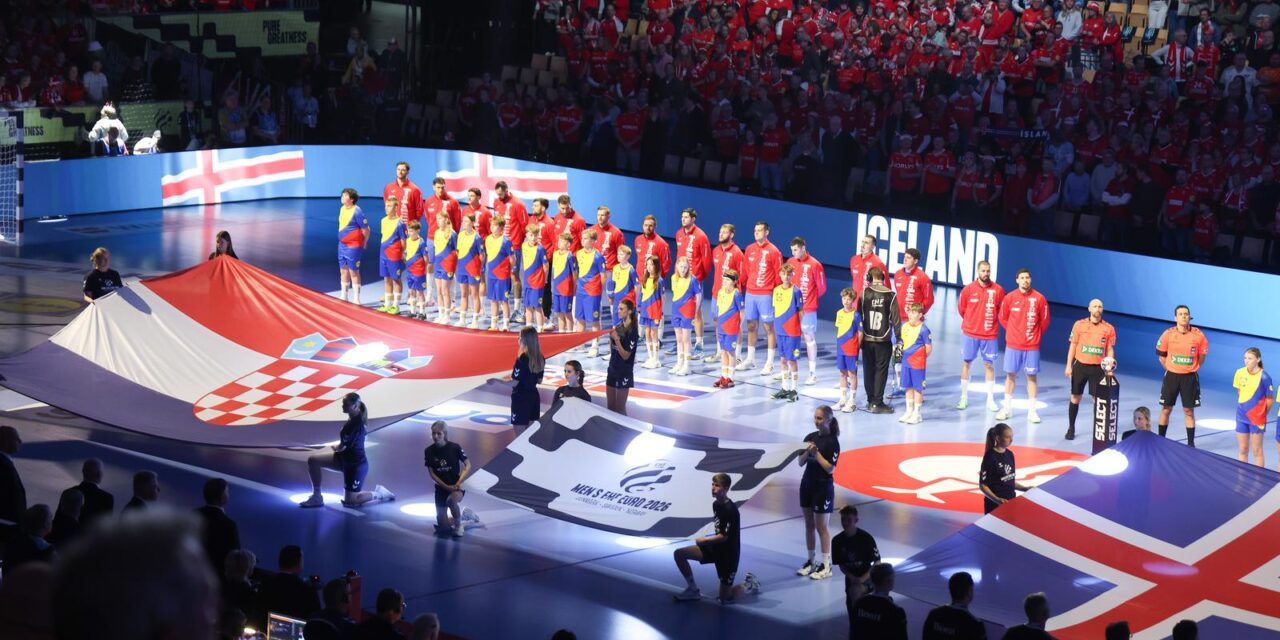 Susret Islanda i Hrvatske u utakmici za treće mjesto EHF Europskog prvenstva