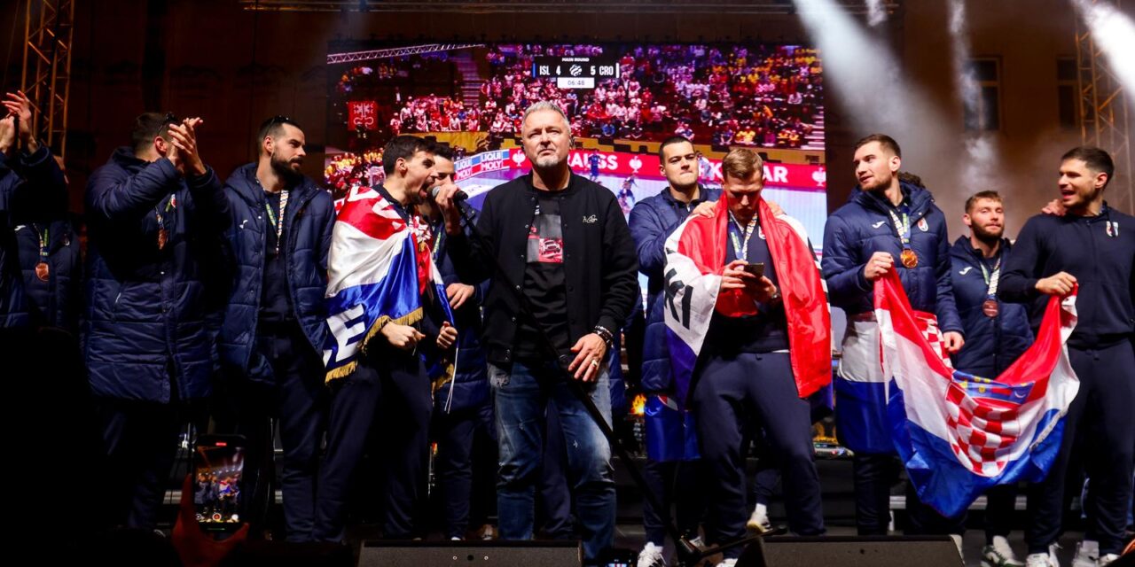 Zagreb: Svečani doček rukometnih reprezentativaca nakon osvojene bronce na Europskom prvenstvu