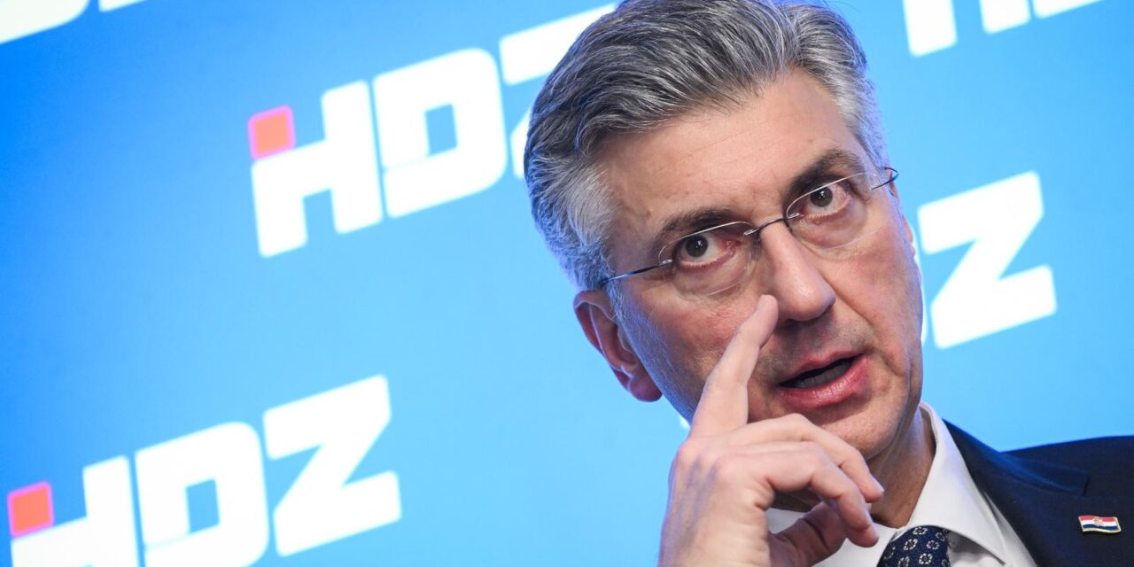 Zagreb: Izjava premijera Andreja Plenkovića nakon sjednice stranke