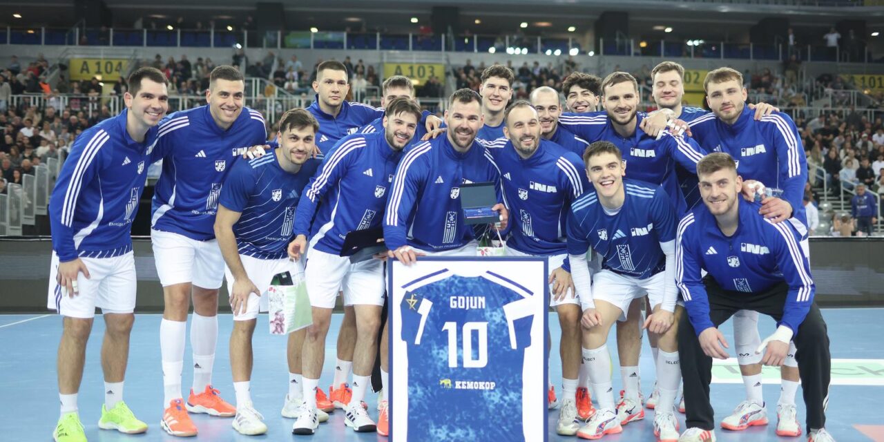 Zagreb: Jakov Gojun uz suigrače s kojima se oprašta od rukometa