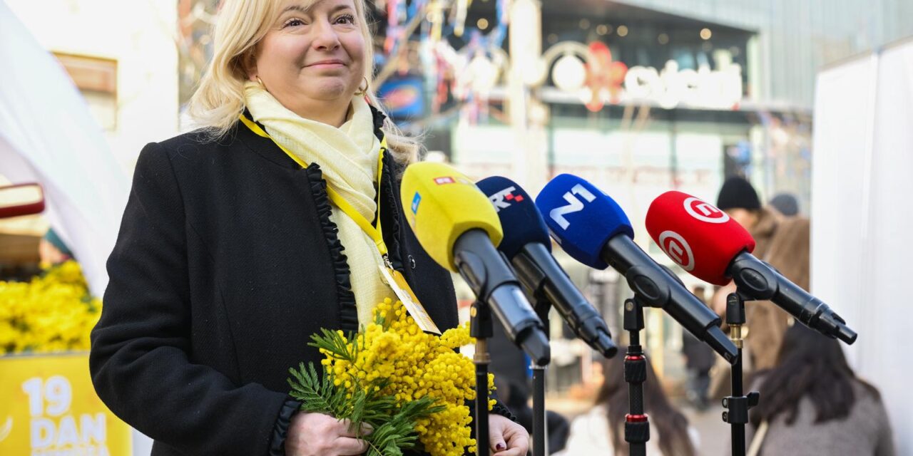 Zagreb: 19. Dan mimoza obilježen na Cvjetnom trgu