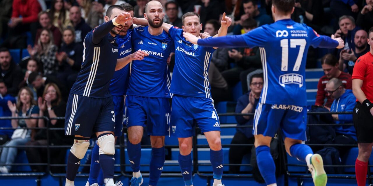 Zagreb: Susret polufinala Hrvatskog malonogometnog kupa između Futsal Dinama i MNK Novo Vrijeme