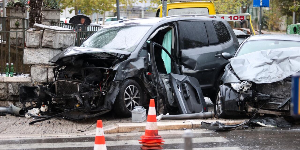 Prometna nesreća u centru Splita, jedna osoba ozlijeđena