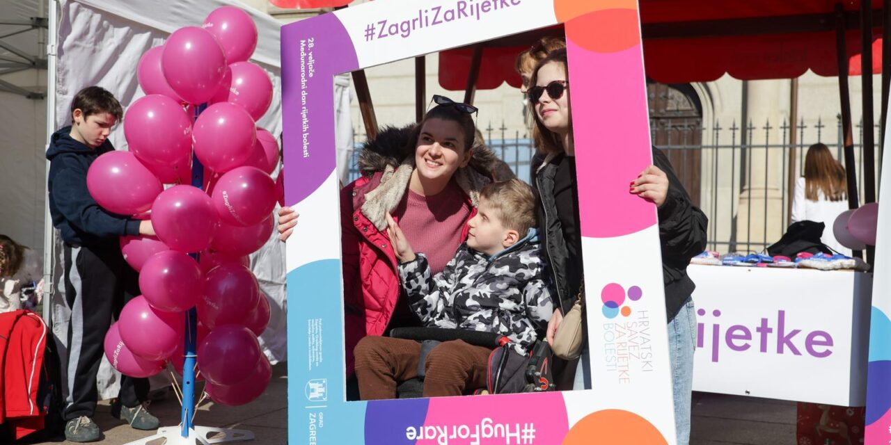 Održana kampanja Kampanja “Zagrli za rijetke” u Zagrebu